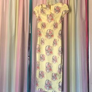 British Retro Skull Dress